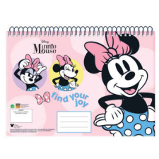 Disney Minnie Joy A/4 spirál vázlatfüzet 30 lapos füzet