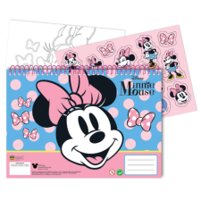  Disney Minnie Joy A/4 spirál vázlatfüzet 40 lapos matricával ajándéktárgy