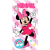 Disney Minnie Joy Splash fürdőlepedő, strandtörölköző 70x140 cm (Fast Dry)