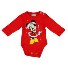 Disney Minnie karácsonyi hosszú újjú baba body kombidressz, body