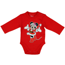  Disney Minnie karácsonyi hosszú ujjú baba body piros kombidressz, body