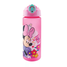 Disney Minnie Kindness műanyag matt szívószálas kulacs 600 ml kulacs, kulacstartó