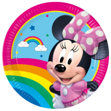 Disney Minnie Makes Me Smile papírtányér 8 DARABOS, 23 cm FSC Nr4 party kellék