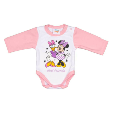 Disney Minnie mintával nyomott hosszú ujjú baba body kombidressz, body