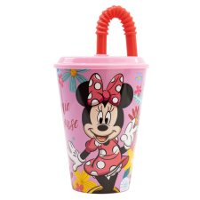 Disney Minnie műanyag szívószálas pohár 430 ml babaétkészlet