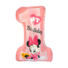  Disney Minnie Pink Első születésnap fólia lufi 71 cm