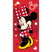  Disney Minnie Pretty in Red fürdőlepedő, strand törölköző  70x140cm babatörülköző, kifogó