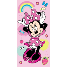 Disney Minnie Rainbow fürdőlepedő, strand törölköző 70x140 cm lakástextília