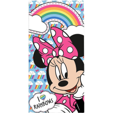  Disney Minnie Rainbows fürdőlepedő, strand törölköző 70x140cm babatörülköző, kifogó