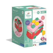 Disney Minnie Red formaválogató busz Clementoni formabedobó