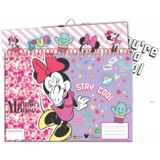  Disney Minnie Smiles A/4 spirál vázlatfüzet 40 lapos matricával ajándéktárgy