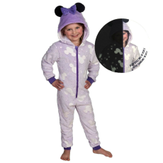  Disney Minnie sötétben világító gyerek hosszú pizsama, overál 7 - 8 év / 122 - 128 cm