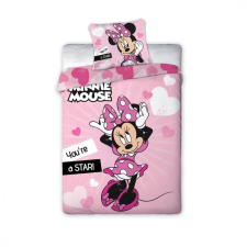 Disney Minnie Star ágyneműhuzat 140×200cm, 63×63 cm microfibre lakástextília