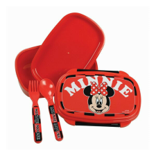  Disney Minnie Surf szendvicsdoboz + evőeszköz szett babaétkészlet