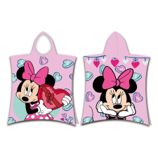 Disney Minnie Sweets strand törölköző poncsó 50x115cm babatörülköző, kifogó
