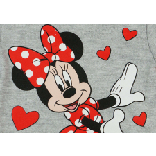 Disney Minnie szívecskés hosszú ujjú baba body szürke kombidressz, body