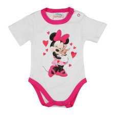 Disney Minnie szíves nyuszis rövid ujjú baba body kombidressz, body