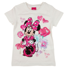 Disney Minnie szíves, virágos lányka póló gyerek póló