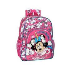 Disney mintás unikornisos iskolai Hátizsák - Minnie Mouse - rózsaszín iskolatáska