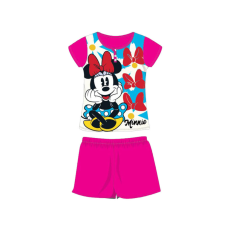 Disney Nyári rövid ujjú gyerek pamut pizsama - Disney Minnie egér - pink - 128