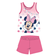 Disney Nyári ujjatlan pamut baba pizsama - Disney Minnie egér - rózsaszín - 80