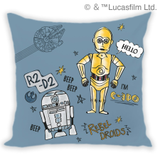 Disney Párna huzat 40x40 - Star Wars - C3PO és R2D2 babaágynemű, babapléd