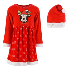 Disney Plüss Ruha Disney Minnie egér mikulás sapkával 4 év (104 cm) lányka ruha