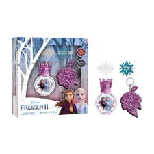 Disney Princess Disney Frozen II SET: edt 30ml + Sponky do vlasov + Kulcstartó kozmetikai ajándékcsomag