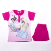 Disney Rövid ujjú pamut gyerek pizsama - Disney Hercegnők - pink - 116