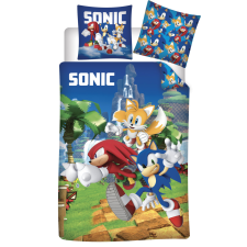 Disney Sonic, a sündisznó Speedy Dreams ágyneműhuzat 140×200cm, 70×90 cm lakástextília