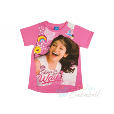  Disney Soy Luna kerekített rövid ujjú póló (méret: 122-158)
