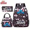  Disney Stitch 3 részes iskolatáska szett – Hátizsák, uzsonnás táska és tolltartó - FEKETE  AV2563257-F
