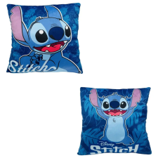  Disney Stitch díszpárna 38×38 cm - puha kétoldalas gyerekpárna plüssfigura