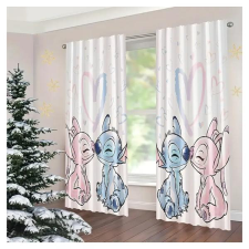 Disney Stitch és Angel függönyszett – 2 db 150 X 60 XA3529048 lakástextília