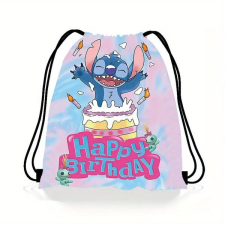 Disney Stitch Tartós Poliészter Tornazsák – Happy Birthday UX132835-HB tornazsák