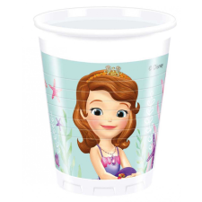 Disney Szófia Disney Sofia Pearl of the Sea, Szófia Műanyag pohár 8 db-os 200 ml party kellék