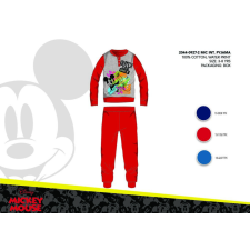 Disney Téli pamut interlock gyerek pizsama - Disney Mickey egér - piros - 116 gyerek hálóing, pizsama