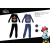 Disney Téli pamut interlock női pizsama - Disney Minnie egér - Minnie Everything felirattal - fekete - XL