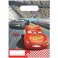 Disney Verdák Arena Race ajándéktasak, ajándékzacskó 6 db-os ajándéktasak