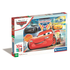 Disney Verdák Piston Cup 104 db-os puzzle Clementoni puzzle, kirakós