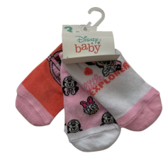  Disney zokni - 3 db a csomagban - Minnie 6-12 hó - fehér