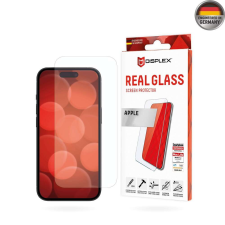 Displex Fólia iPhone 16 Plus készülékhez - Displex Real Glass 2D - átlátszó mobiltelefon kellék