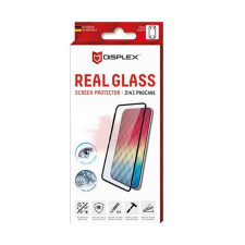 Displex képernyővédő üveg (3D full cover, íves, tok barát, karcálló, 10H) FEKETE [Samsung Galaxy A32 4G (SM-A325)] mobiltelefon kellék