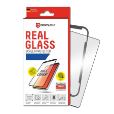 Displex képernyővédő üveg (3D full cover, íves, tok barát, karcálló, 10H) FEKETE [Samsung Galaxy S21 Plus (SM-G996) 5G] (01406) mobiltelefon kellék