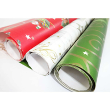 Díszcsomagolópapír 200x70 cm íves mintás csomagolópapír