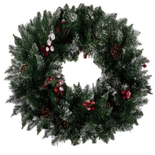  Díszes, havas karácsonyi koszorú Ruhhy adventi koszorú