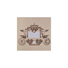  Díszhintó, tábla mérete. 110X115 mm dekorációs kellék