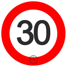  Díszített ostyalap, születésnap, 30, 20cm (A130) sütés és főzés