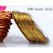 Díszítő csík / szál - laser gold körömdíszítő