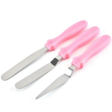  Díszítő spatula, fém, 3 db-os sütés és főzés